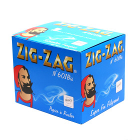 Papier à rouler | 200 Cahiers de feuilles à rouler Zig-Zag Bleu
