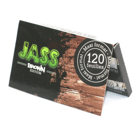 Papier à rouler Jass | Carnet de feuille à rouler Jass Brown pas cher