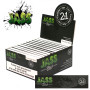 Feuille slim Jass | Papier à rouler slim + carton Jass Black 2 en1