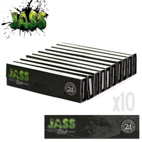 Feuille slim Jass |Lot de 10 feuilles slim + carton Jass Black 2 en1
