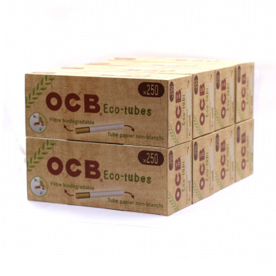 Lot de 8 Boîtes de tubes OCB Bio de 250 tubes
