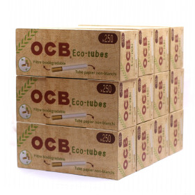 Lot de 12 Boîtes de tubes OCB Bio de 250 tubes