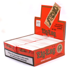 Zig-Zag N°125 | Boite de 100 carnets de feuilles Zig-Zag 1/4