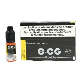 Boite de 5 flacons de liquide E-CG | Goût Anglais 16 mg/ml