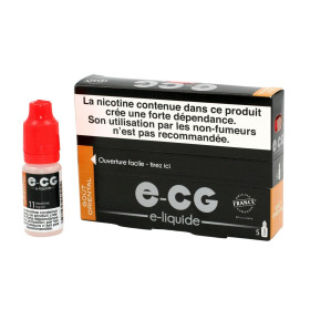 Boite de 5 flacons de liquide E-CG | Goût Oriental 11 mg/ml