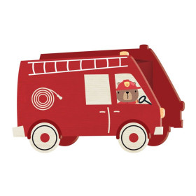Tirelire Camion de Pompier– Pour Les Petites Économes !