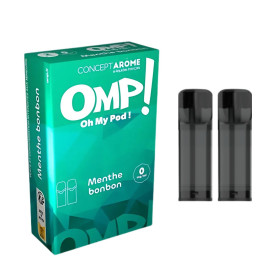Cartouches OMP Menthe Bonbon 2ML | Concept Arôme | Sels de Nicotine