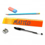 Matteo - Règle personnalisée et souple 20 cm coloris Orange