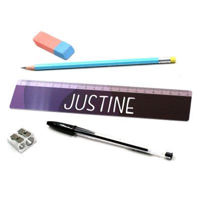 Justine - Règle personnalisée et souple 20 cm