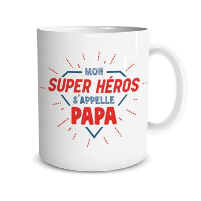 Mug en céramique - Mon Super Héros s'appelle Papa