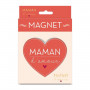 Magnet en forme de Coeur - Maman d'Amour
