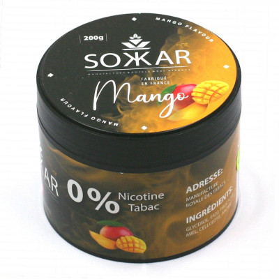 Sokkar Goût pour Narguilé - Mango (sans nicotine ni tabac)