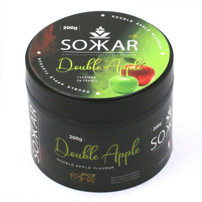 Sokkar Goût pour Narguilé - Double Apple (sans nicotine ni tabac)