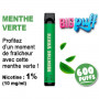 Big Puff 600 - Menthe Verte 10mg de nicotine