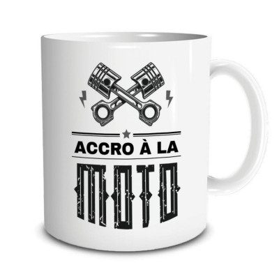 Mug - Accro à la Moto