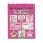 Louane - Carnet Stickers et Pochoirs Personnalisés