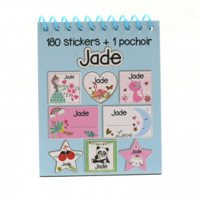 Jade - Carnet Stickers et Pochoirs Personnalisés