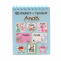 Anaïs - Carnet Stickers et Pochoirs Personnalisés