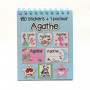 Agathe - Carnet Stickers et Pochoirs Personnalisés