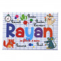 Rayan - Magnet Aimanté Prénom