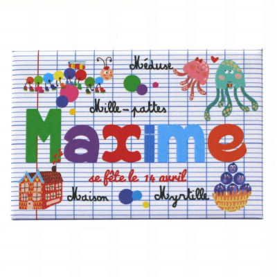 Maxime - Magnet Aimanté Prénom