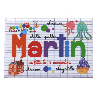 Martin - Magnet Aimanté Prénom