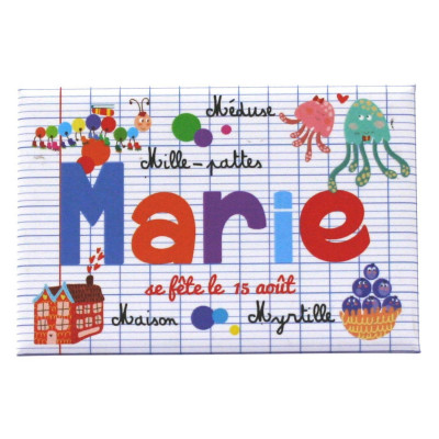 Marie - Magnet Aimanté Prénom