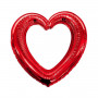 Cadre Gonflable Photo Booth Rouge en forme de Coeur