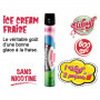 Ice Cream Fraise 0% Nicotine - E-Cigarette Jetable Liduideo Wpuff