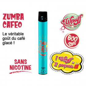 Zumba Caféo 0% Nicotine - E-Cigarette Jetable Liduideo Wpuff