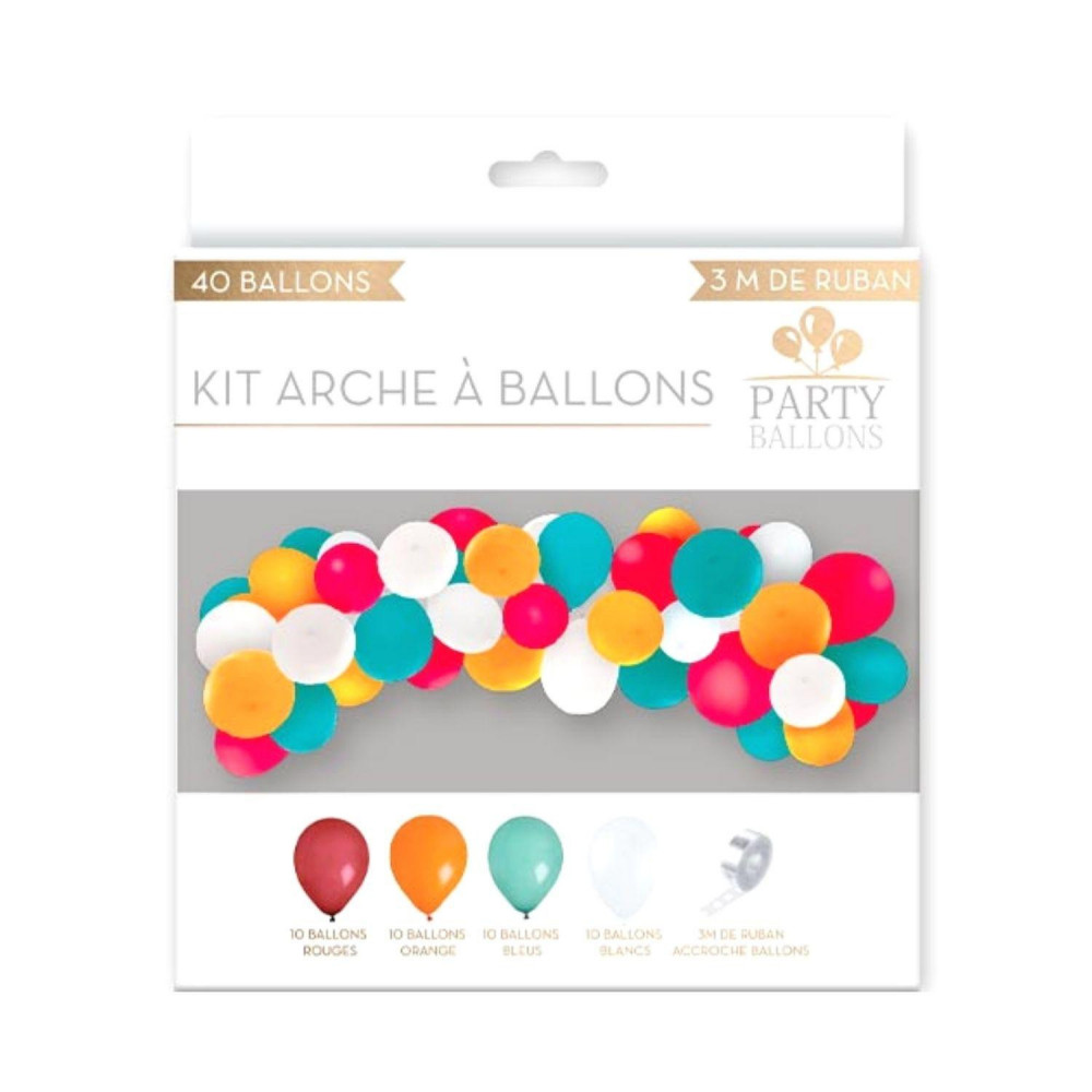 Kit Arche de Ballon Anniversaire Multicolore - déco