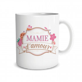 Mug Cadeau - Mamie d'Amour