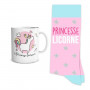Coffret Mug et Chaussettes - Princesse Licorne