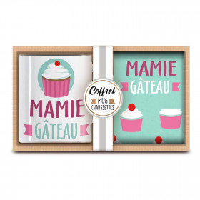 Coffret Mug et Chaussettes - Mamie Gâteau