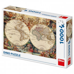 Puzzle 1000 Pièces modèle Planisphère Antique