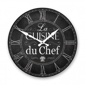 Horloge à Message - La Cuisine du Chef 28 cm
