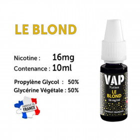 Vap Nation lot de 5 liquides - Le Blond 16 mg
