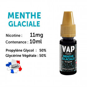 Vap Nation lot de 5 liquides - Menthe Glaciale 11 mg
