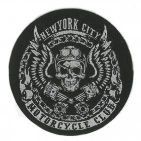Patch à Broder Skull - NYC Motorcycle Club
