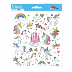 Stickers GLOBAL GIFT Classy 211 617 - Les Licornes