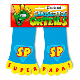 Chaussettes orteils Super Papa