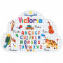 Victoria - Set de table prénom éducatif pour enfant