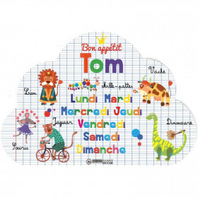 Tom - Set de table prénom éducatif pour enfant