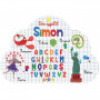 Simon - Set de table prénom éducatif pour enfant