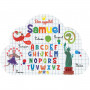 Samuel - Set de table prénom éducatif pour enfant