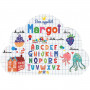 Margot - Set de table prénom éducatif pour enfant