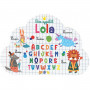 Lola - Set de table prénom éducatif pour enfant