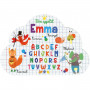 Emma - Set de table prénom éducatif pour enfant