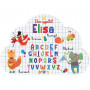 Elisa - Set de table prénom éducatif pour enfant