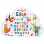 Eden - Set de table prénom éducatif pour enfant